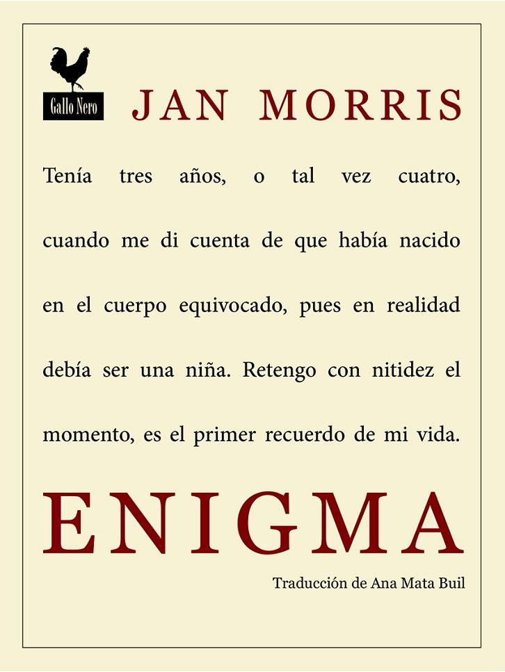 ENIGMA | 9788419168047 | MORRIS, JAN | Llibreria Ombra | Llibreria online de Rubí, Barcelona | Comprar llibres en català i castellà online