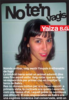 NO TE'N VAGIS | 9788424646196 | YAIZA B.G. | Llibreria Ombra | Llibreria online de Rubí, Barcelona | Comprar llibres en català i castellà online