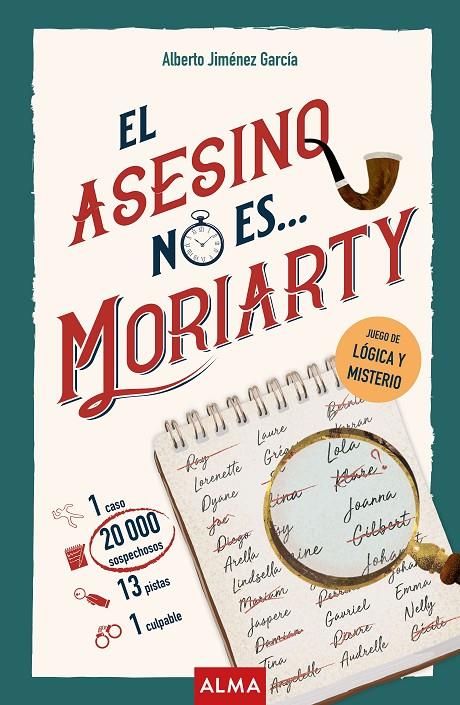 EL ASESINO NO ES MORIARTY | 9791388389023 | ALBERTO JIMÉNEZ | Llibreria Ombra | Llibreria online de Rubí, Barcelona | Comprar llibres en català i castellà online