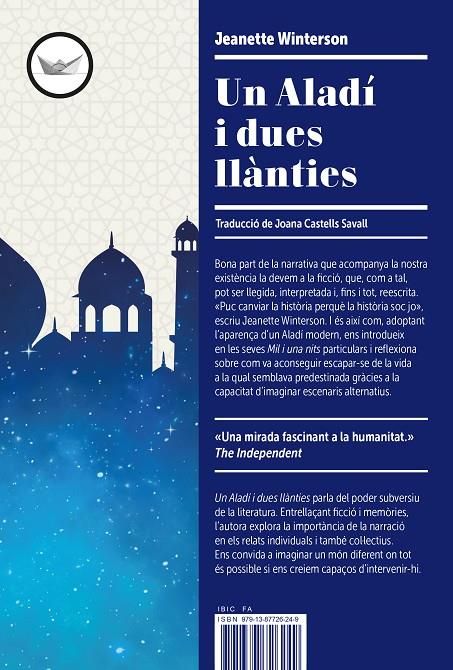 UN ALADÍ I DUES LLÀNTIES (.) | 9791387726249 | WINTERSON, JEANETTE | Llibreria Ombra | Llibreria online de Rubí, Barcelona | Comprar llibres en català i castellà online