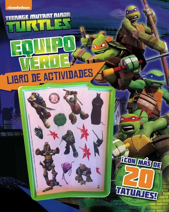 LAS TORTUGAS NINJA. EQUIPO VERDE. LIBRO DE ACTIVIDADES | 9788408143468 | LAS TORTUGAS NINJA | Llibreria Ombra | Llibreria online de Rubí, Barcelona | Comprar llibres en català i castellà online