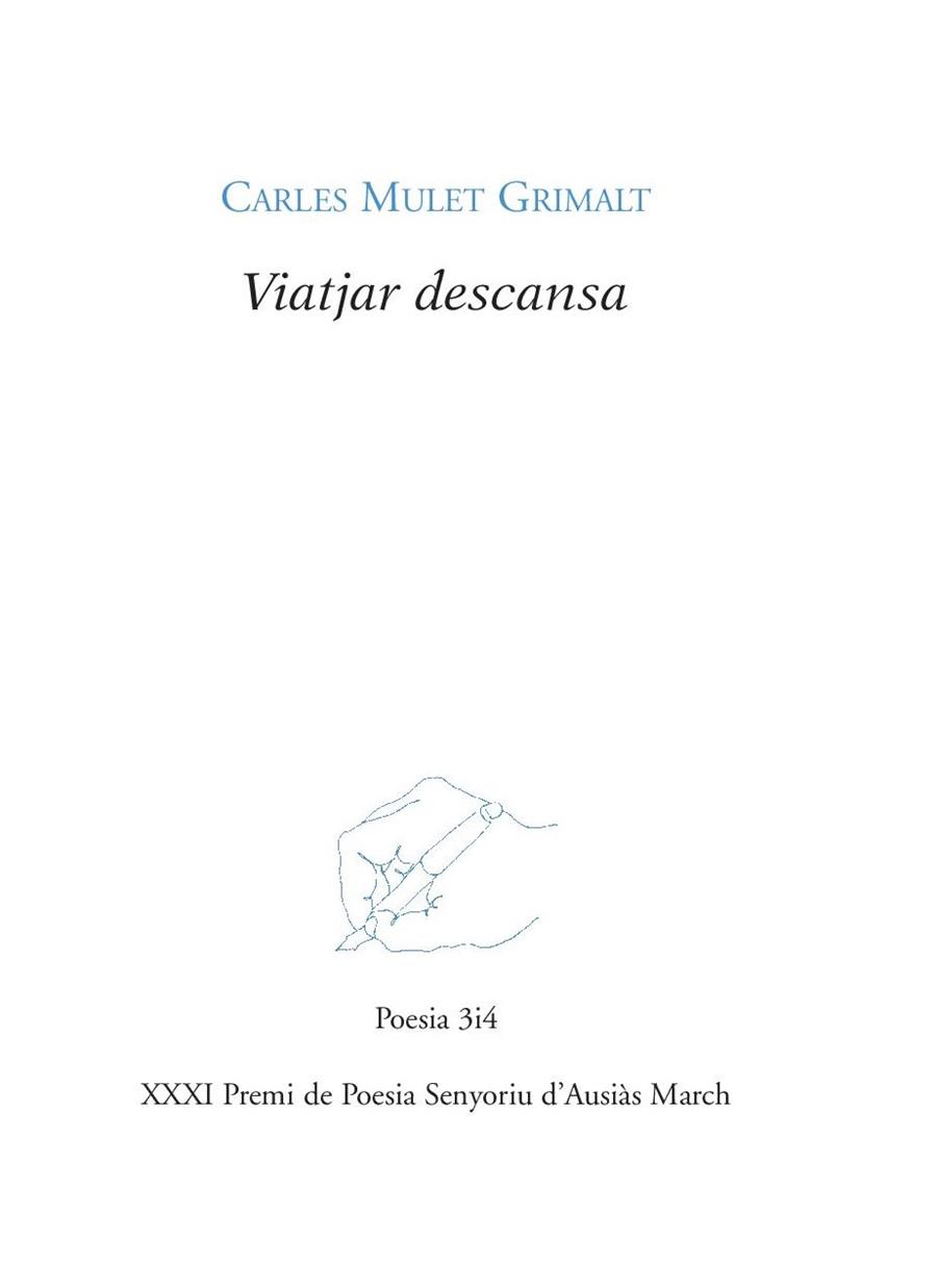 VIATJAR DESCANSA | 9788475029948 | MULET GRIMALT, CARLES | Llibreria Ombra | Llibreria online de Rubí, Barcelona | Comprar llibres en català i castellà online