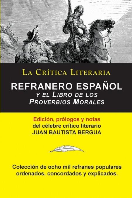 REFRANERO ESPAÑOL, JUAN BAUTISTA BERGUA; COLECCIÓN LA CRÍTICA LITERARIA POR EL C | 9788470839696 | BERGUA, JUAN BAUTISTA | Llibreria Ombra | Llibreria online de Rubí, Barcelona | Comprar llibres en català i castellà online