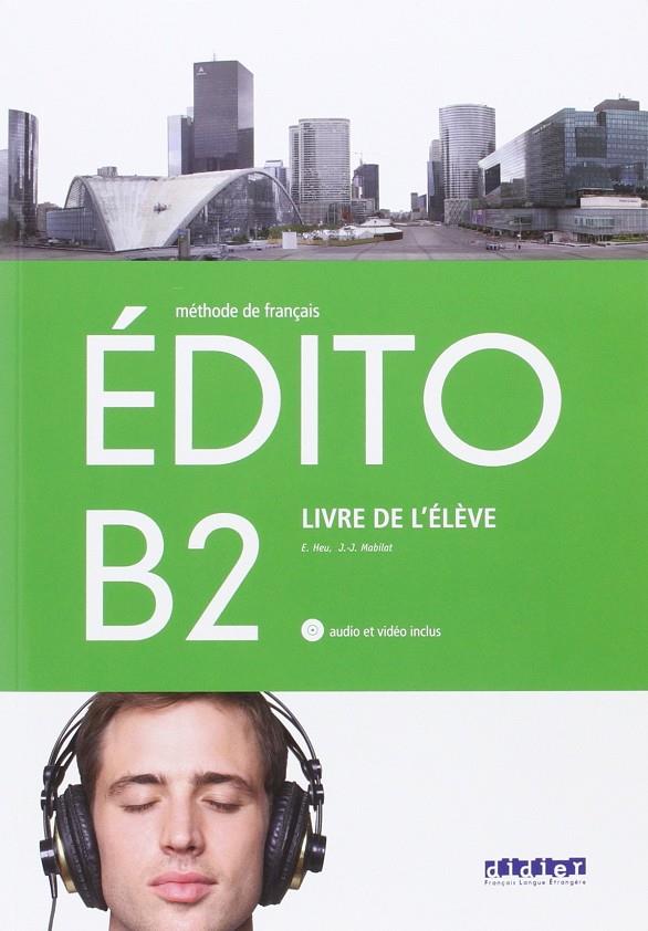 EDITO B2 ELEVE+CD+DVD | 9788490492055 | VV. AA. | Llibreria Ombra | Llibreria online de Rubí, Barcelona | Comprar llibres en català i castellà online