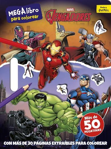 LOS VENGADORES. MEGALIBRO PARA COLOREAR | 9788416914890 | MARVEL | Llibreria Ombra | Llibreria online de Rubí, Barcelona | Comprar llibres en català i castellà online