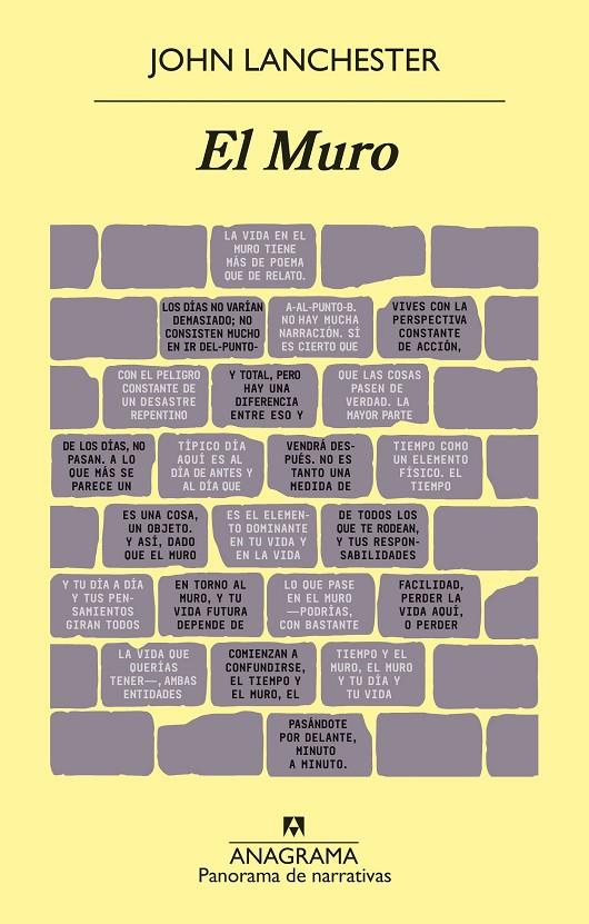 EL MURO | 9788433980427 | LANCHESTER, JOHN | Llibreria Ombra | Llibreria online de Rubí, Barcelona | Comprar llibres en català i castellà online