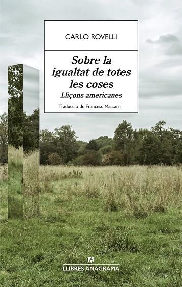 SOBRE LA IGUALTAT DE TOTES LES COSES | 9788433951021 | ROVELLI, CARLO | Llibreria Ombra | Llibreria online de Rubí, Barcelona | Comprar llibres en català i castellà online