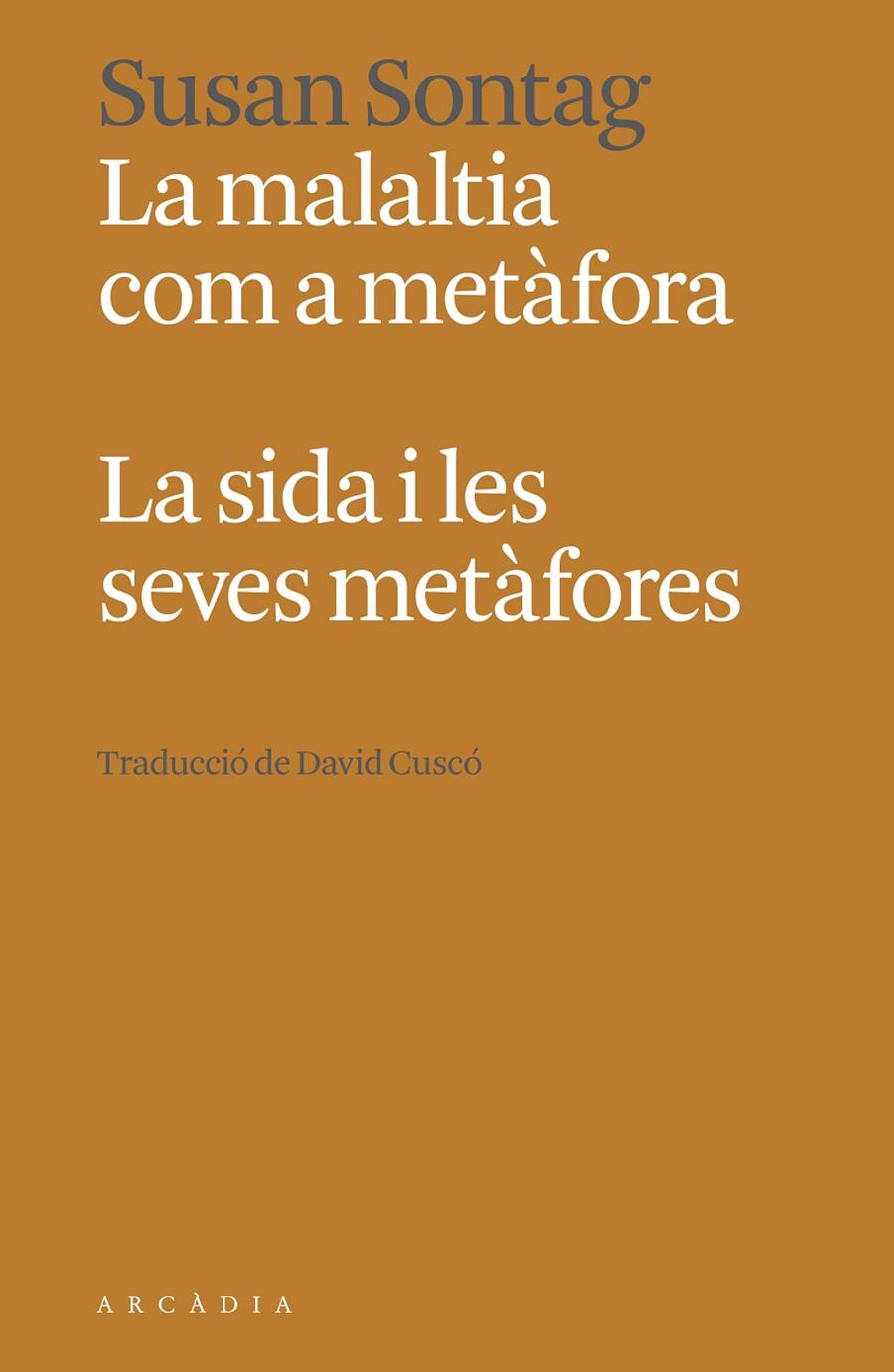 LA MALALTIA COM A METÀFORA. LA SIDA I LES SEVES METÀFORES | 9788412667363 | SONTAG, SUSAN | Llibreria Ombra | Llibreria online de Rubí, Barcelona | Comprar llibres en català i castellà online