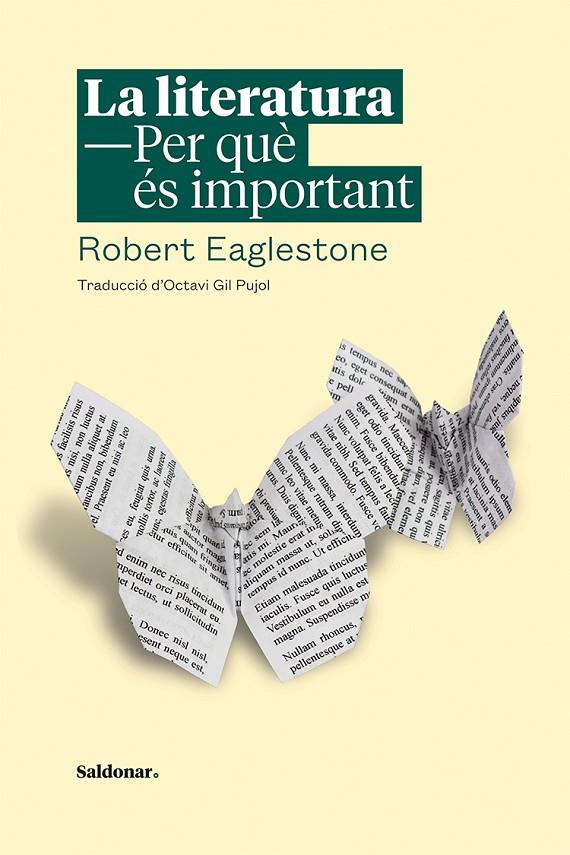 LA LITERATURA. PER QUÈ ÉS IMPORTANT | 9788417611446 | EAGLESTONE, ROBERT | Llibreria Ombra | Llibreria online de Rubí, Barcelona | Comprar llibres en català i castellà online