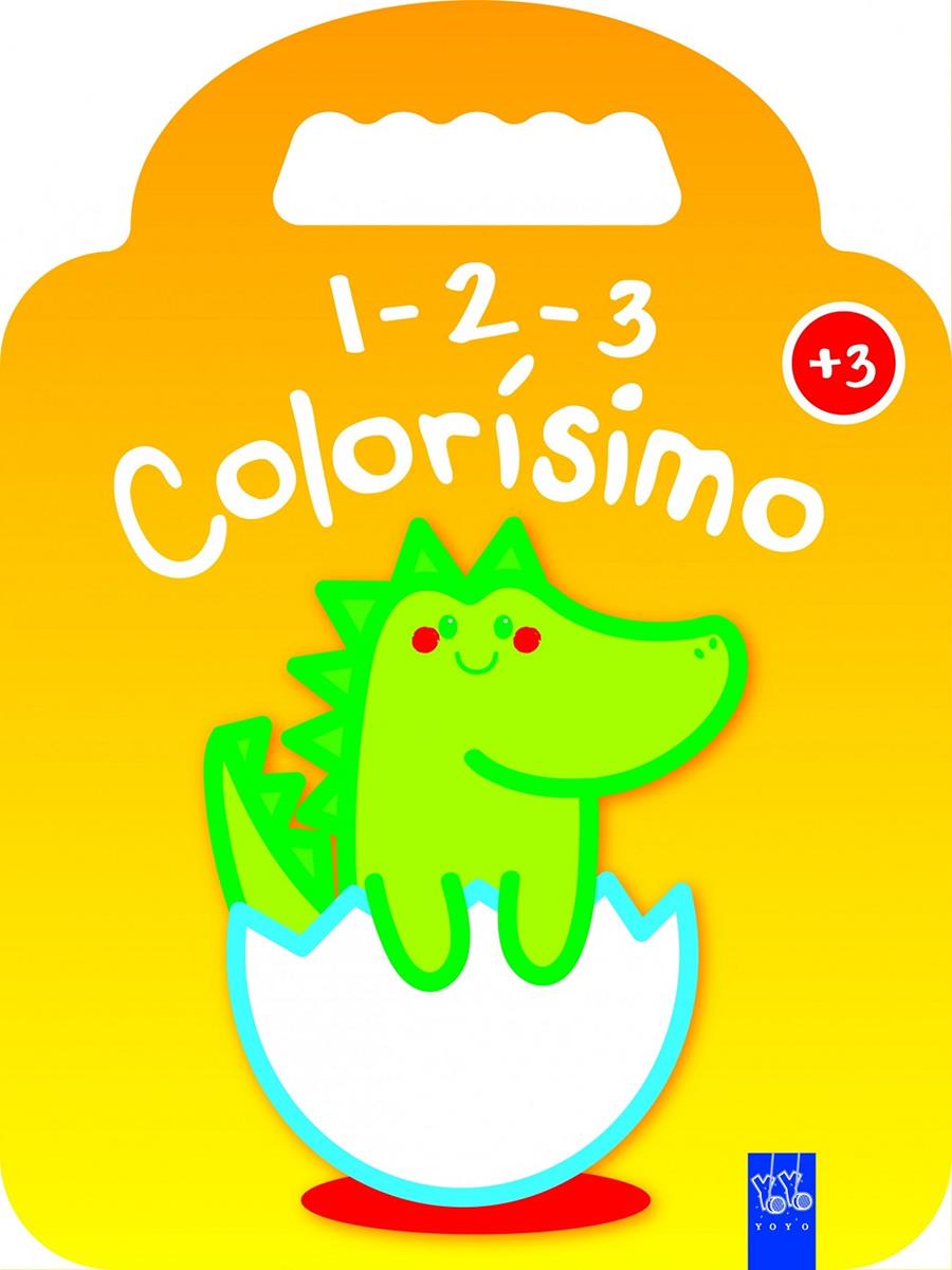 1-2-3 COLORÍSIMO +3 - DINO | 9788408134121 | YOYO | Llibreria Ombra | Llibreria online de Rubí, Barcelona | Comprar llibres en català i castellà online