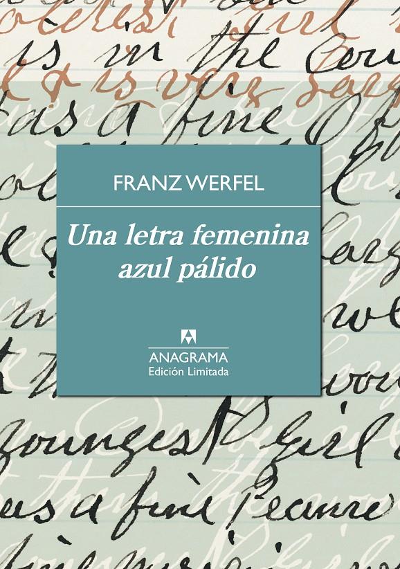 UNA LETRA FEMENINA AZUL PÁLIDO | 9788433928450 | WERFEL, FRANZ | Llibreria Ombra | Llibreria online de Rubí, Barcelona | Comprar llibres en català i castellà online
