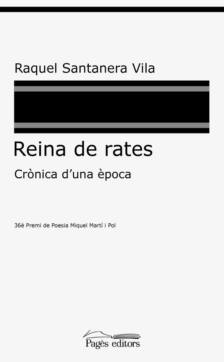 REINA DE RATES | 9788413032764 | SANTANERA VILA, RAQUEL | Llibreria Ombra | Llibreria online de Rubí, Barcelona | Comprar llibres en català i castellà online