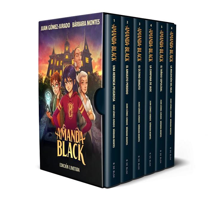 PACK EDICIÓN LIMITADA AMANDA BLACK - LIBROS DEL 1 AL 6  | 9788419048967 | GÓMEZ-JURADO, JUAN/MONTES, BÁRBARA | Llibreria Ombra | Llibreria online de Rubí, Barcelona | Comprar llibres en català i castellà online