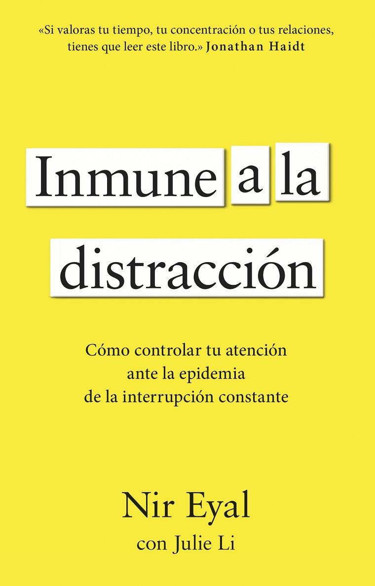 INMUNE A LA DISTRACCIÓN | 9788411003933 | EYAL, NIR | Llibreria Ombra | Llibreria online de Rubí, Barcelona | Comprar llibres en català i castellà online
