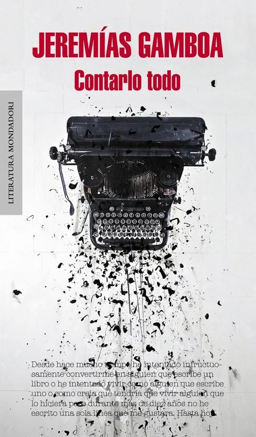 CONTARLO TODO | 9788439727217 | JEREMIAS GAMBOA | Llibreria Ombra | Llibreria online de Rubí, Barcelona | Comprar llibres en català i castellà online