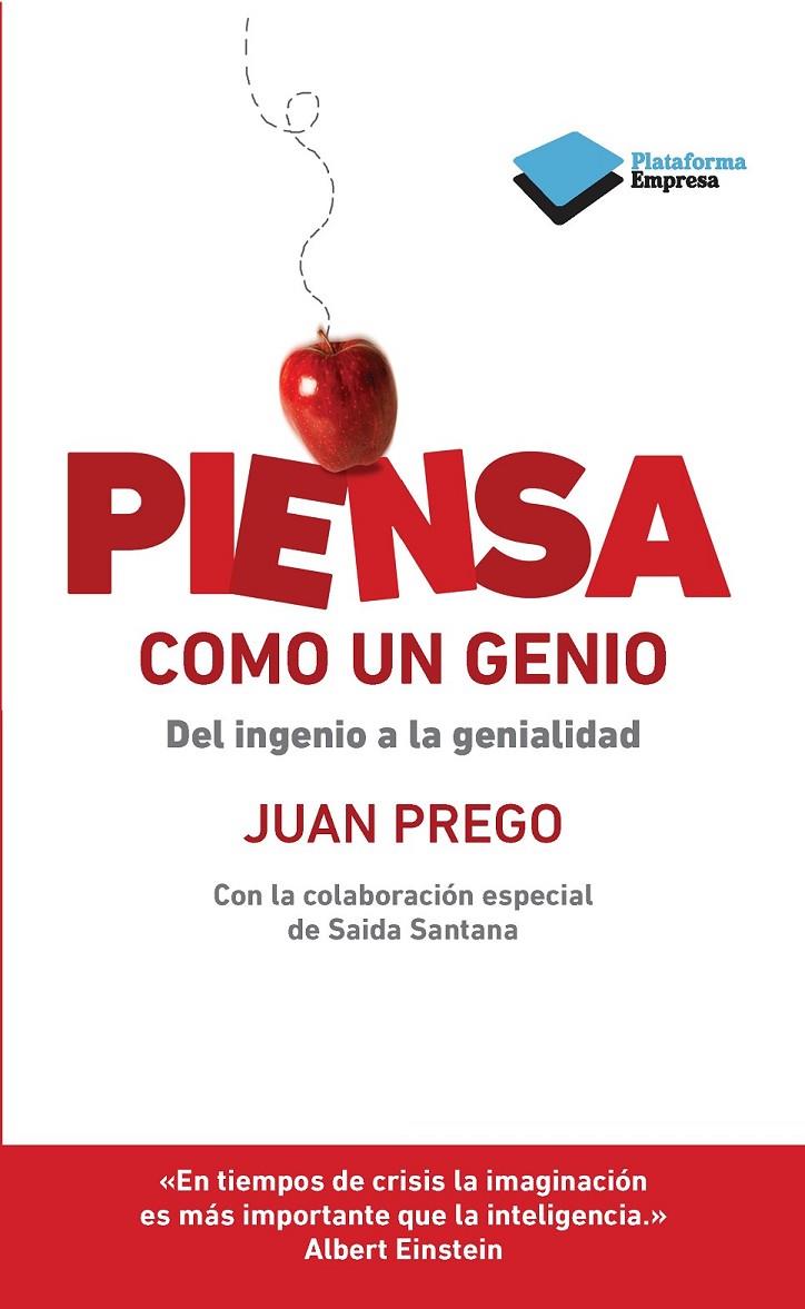 PIENSA COMO UN GENIO | 9788415577720 | JUAN PREGO | Llibreria Ombra | Llibreria online de Rubí, Barcelona | Comprar llibres en català i castellà online