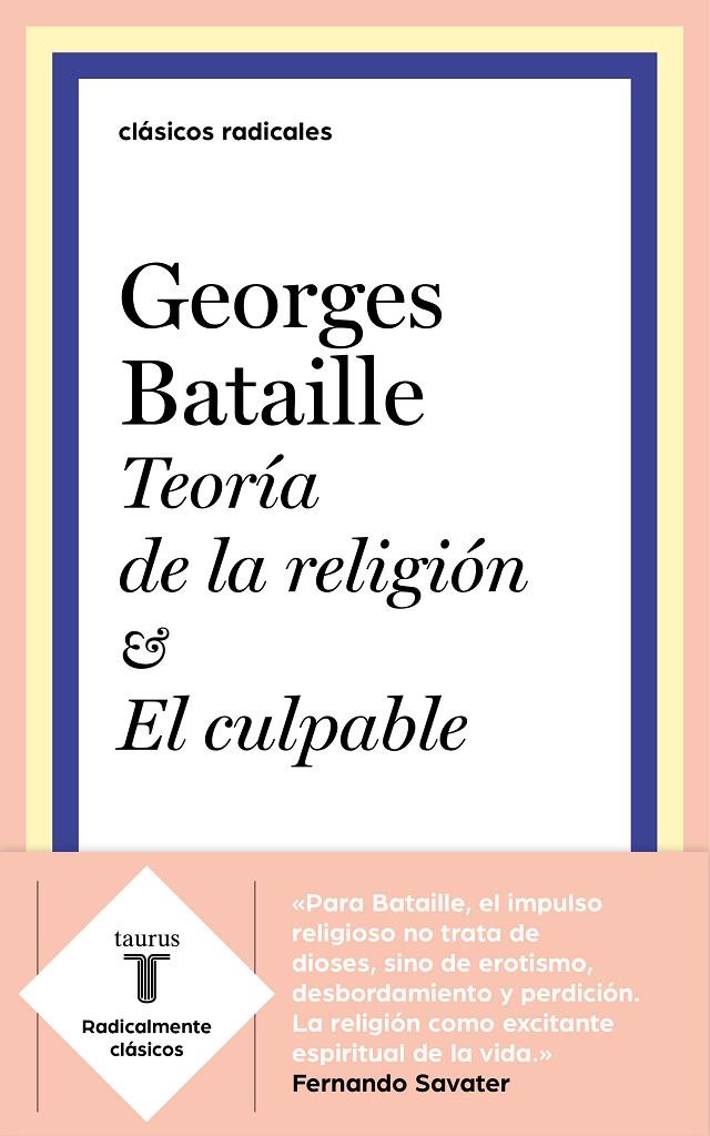 TEORÍA DE LA RELIGIÓN | 9788430619931 | BATAILLE, GEORGES | Llibreria Ombra | Llibreria online de Rubí, Barcelona | Comprar llibres en català i castellà online