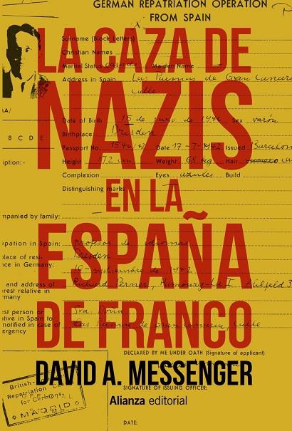 LA CAZA DE NAZIS EN LA ESPAÑA DE FRANCO | 9788491812883 | MESSENGER, DAVID A. | Llibreria Ombra | Llibreria online de Rubí, Barcelona | Comprar llibres en català i castellà online