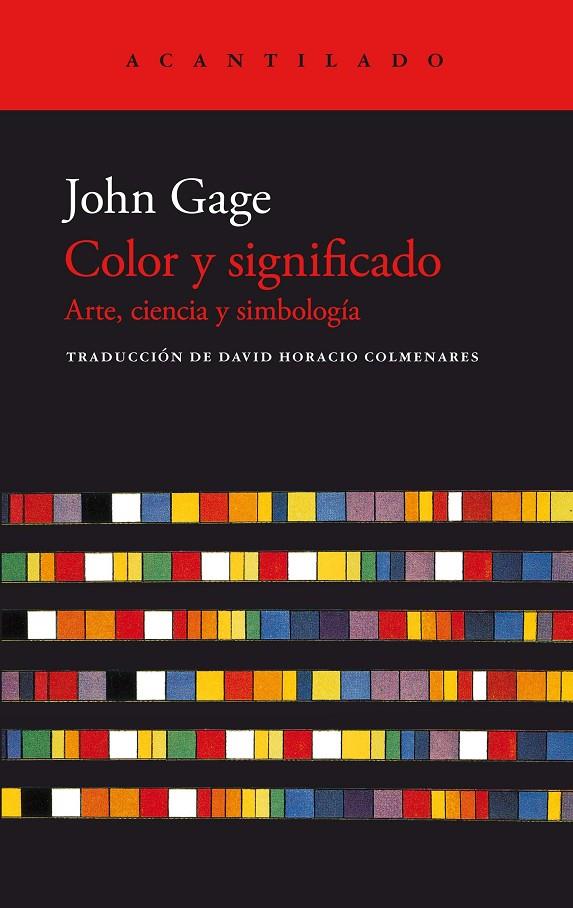 COLOR Y SIGNIFICADO | 9788419036407 | GAGE, JOHN | Llibreria Ombra | Llibreria online de Rubí, Barcelona | Comprar llibres en català i castellà online