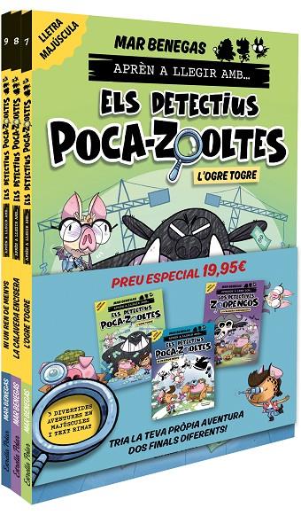 PACK APRÈN A LLEGIR AMB... ELS DETECTIUS POCA-ZOOLTES!  7,8 I 9: EN LLETRA MAJÚS | 9791387782955 | BENEGAS, MAR | Llibreria Ombra | Llibreria online de Rubí, Barcelona | Comprar llibres en català i castellà online