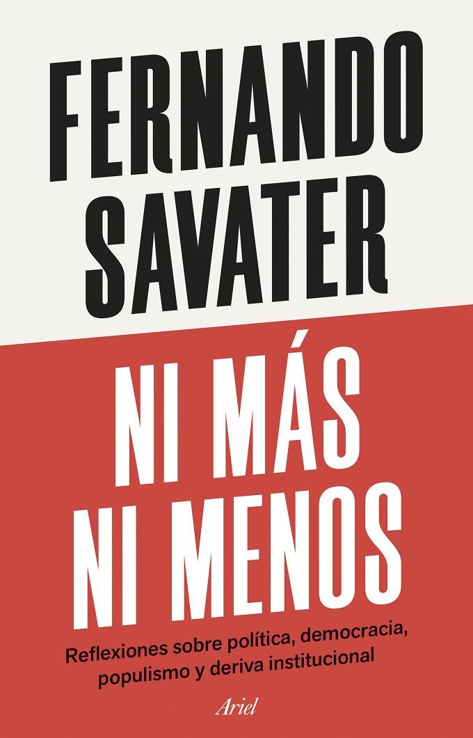 NI MÁS NI MENOS | 9788434439818 | SAVATER, FERNANDO | Llibreria Ombra | Llibreria online de Rubí, Barcelona | Comprar llibres en català i castellà online