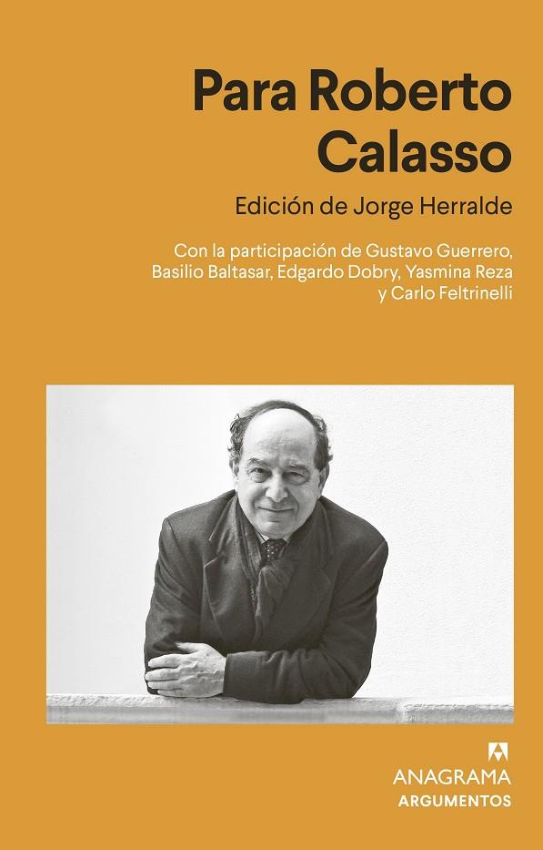 PARA ROBERTO CALASSO | 9788433916617 | HERRALDE GRAU, JORGE | Llibreria Ombra | Llibreria online de Rubí, Barcelona | Comprar llibres en català i castellà online