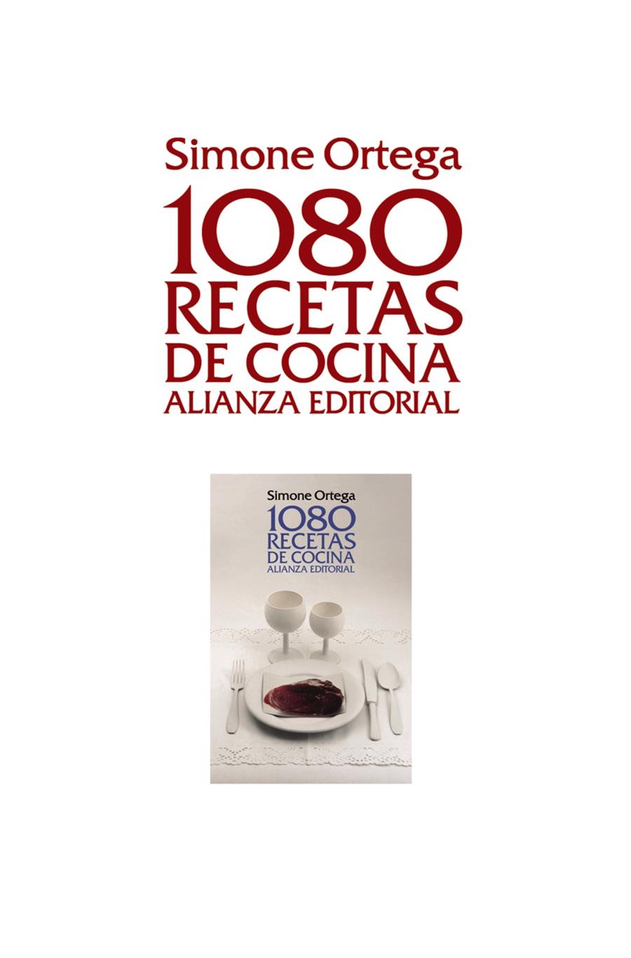 1080 RECETAS DE COCINA | 9788420678696 | SIMONE ORTEGA | Llibreria Ombra | Llibreria online de Rubí, Barcelona | Comprar llibres en català i castellà online