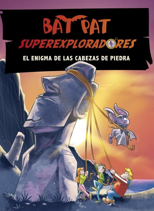 BAT PAT SUPEREXPLORADORES 5 EL ENIGMA DE LAS CABEZAS DE PIEDRA | 9788415580850 | ROBERTO PAVANELLO | Llibreria Ombra | Llibreria online de Rubí, Barcelona | Comprar llibres en català i castellà online