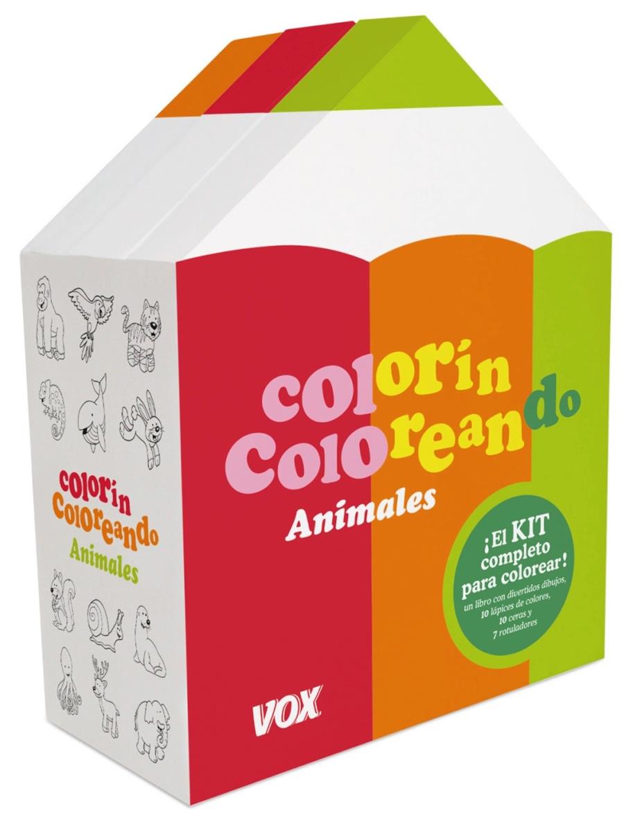 COLORÍN COLOREANDO ANIMALES KIT COMPLETO PARA COLOREAR | 9788499740669 | Llibreria Ombra | Llibreria online de Rubí, Barcelona | Comprar llibres en català i castellà online