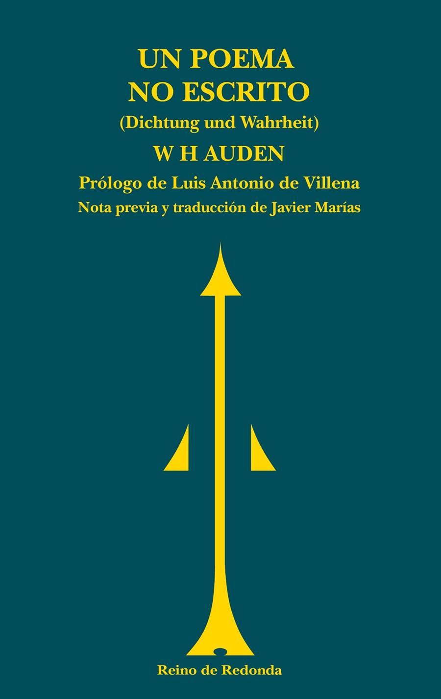 UN POEMA NO ESCRITO | 9788494725685 | AUDEN, W.H. | Llibreria Ombra | Llibreria online de Rubí, Barcelona | Comprar llibres en català i castellà online