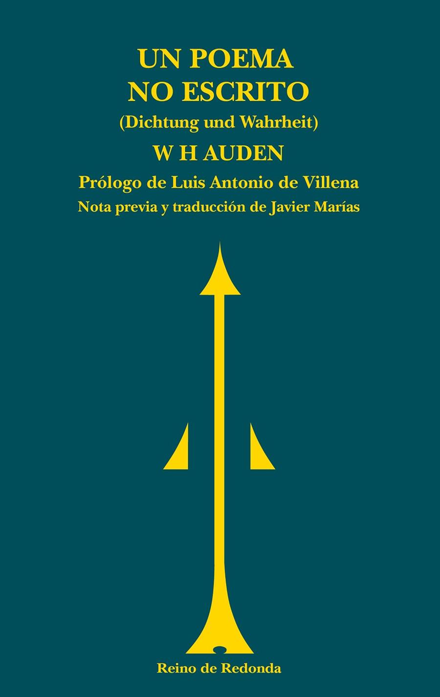 UN POEMA NO ESCRITO | 9788494725685 | AUDEN, W.H. | Llibreria Ombra | Llibreria online de Rubí, Barcelona | Comprar llibres en català i castellà online