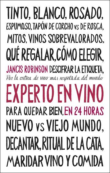 EXPERTO EN VINO EN 24 HORAS. EDICIÓN ESPECIAL | 9788408311096 | ROBINSON, JANCIS | Llibreria Ombra | Llibreria online de Rubí, Barcelona | Comprar llibres en català i castellà online