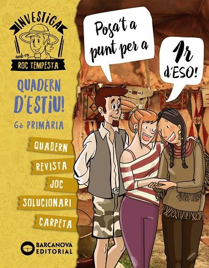 INVESTIGA AMB ROC TEMPESTA 6È. POSA'T A PUNT PER A 1R D'ESO | 9788448954338 | MURILLO GUERRERO, NÚRIA/BARÓ RAURELL, SANTI | Llibreria Ombra | Llibreria online de Rubí, Barcelona | Comprar llibres en català i castellà online