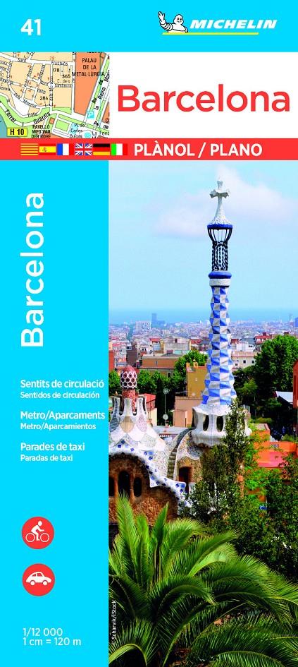 BARCELONA (PLANO) | 9782067228320 | MICHELIN | Llibreria Ombra | Llibreria online de Rubí, Barcelona | Comprar llibres en català i castellà online