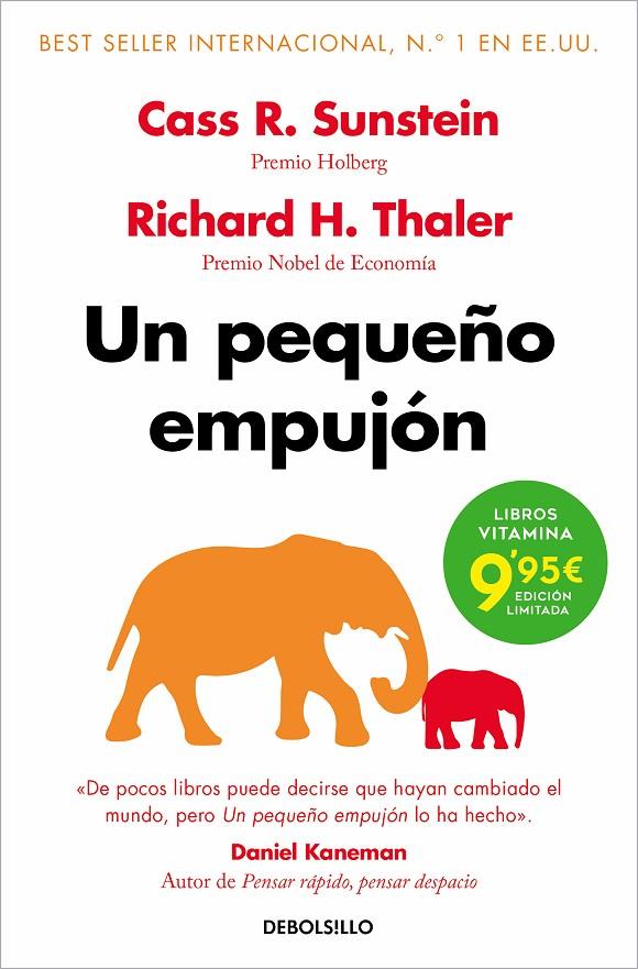 UN PEQUEÑO EMPUJÓN | 9788466364089 | THALER, RICHARD H./SUNSTEIN, CASS R. | Llibreria Ombra | Llibreria online de Rubí, Barcelona | Comprar llibres en català i castellà online