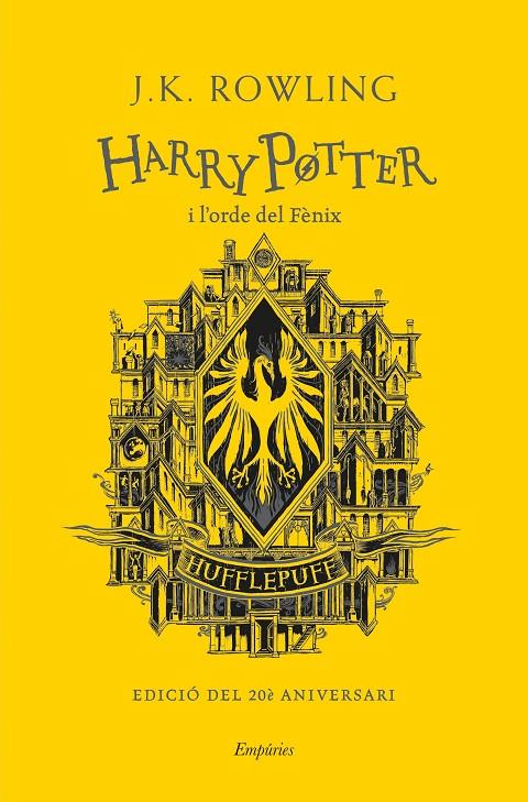 HARRY POTTER I L'ORDE DEL FÈNIX (HUFFLEPUFF) | 9788418833144 | ROWLING, J.K. | Llibreria Ombra | Llibreria online de Rubí, Barcelona | Comprar llibres en català i castellà online