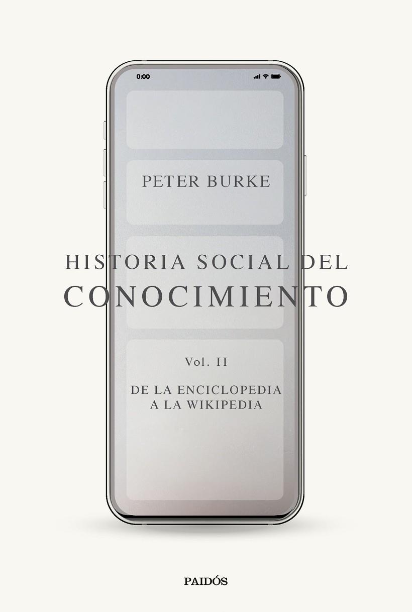 HISTORIA SOCIAL DEL CONOCIMIENTO VOL. II | 9788449341991 | BURKE, PETER | Llibreria Ombra | Llibreria online de Rubí, Barcelona | Comprar llibres en català i castellà online