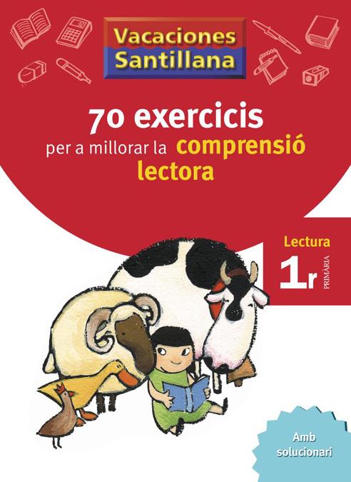 VACACIONES SANTILLANA 70 EXERCICIS PER A MILLORAR LA COMPRENSIO LECTORA 1 PRIMAR | 9788498073751 | Llibreria Ombra | Llibreria online de Rubí, Barcelona | Comprar llibres en català i castellà online