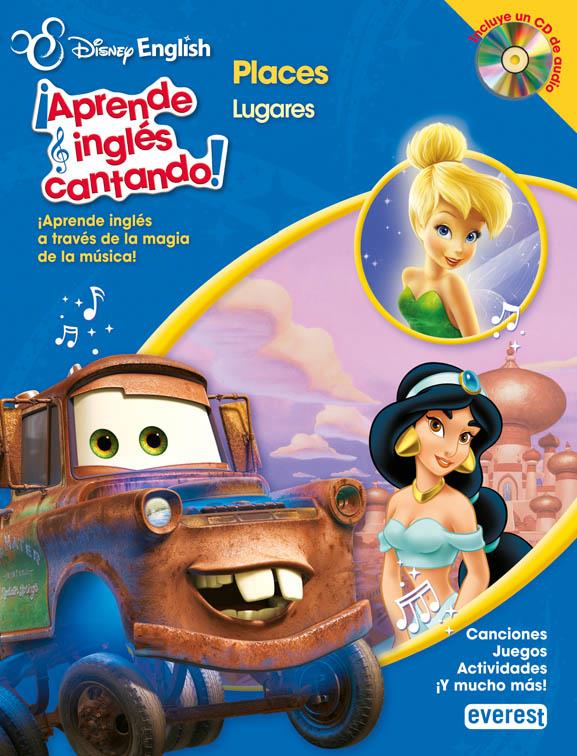 DISNEY ENGLISH. ¡APRENDE INGLÉS CANTANDO!. PLACES / LUGARES | 9788444168142 | WALT DISNEY COMPANY | Llibreria Ombra | Llibreria online de Rubí, Barcelona | Comprar llibres en català i castellà online