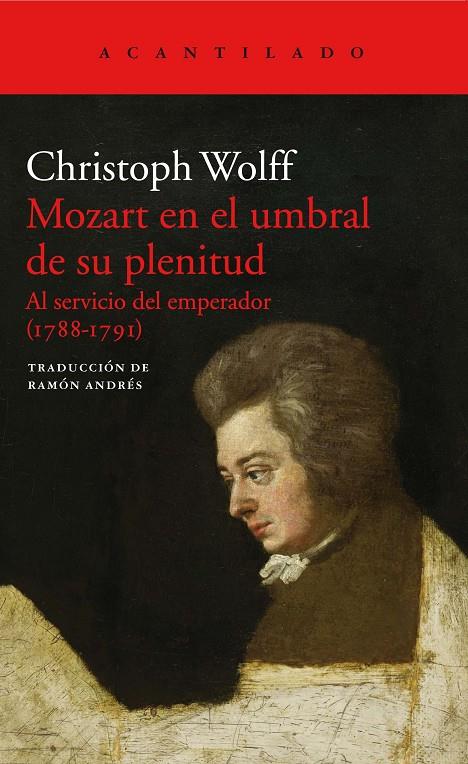MOZART EN EL UMBRAL DE SU PLENITUD | 9788417346089 | WOLFF, CHRISTOPH | Llibreria Ombra | Llibreria online de Rubí, Barcelona | Comprar llibres en català i castellà online