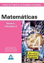 CUERPO DE PROFESORES DE ENSEÑANZA SECUNDARIA. MATEMÁTICAS. TEMARIO. VOLUMEN I | 9788466579292 | AAVV | Llibreria Ombra | Llibreria online de Rubí, Barcelona | Comprar llibres en català i castellà online