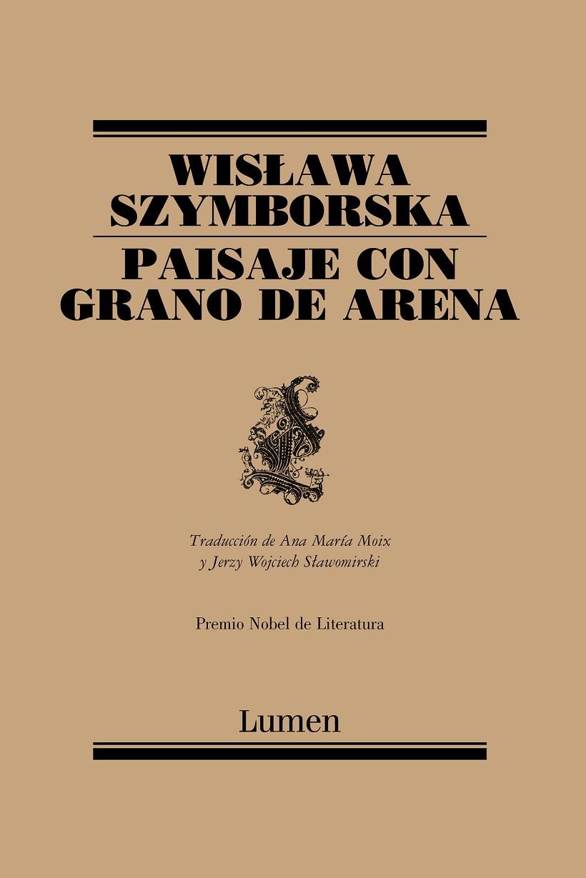 PAISAJE CON GRANO DE ARENA | 9788426427953 | SZYMBORSKA, WISLAWA | Llibreria Ombra | Llibreria online de Rubí, Barcelona | Comprar llibres en català i castellà online