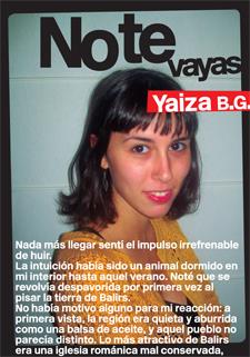 NO TE VAYAS | 9788424646202 | YAIZA B.G. | Llibreria Ombra | Llibreria online de Rubí, Barcelona | Comprar llibres en català i castellà online