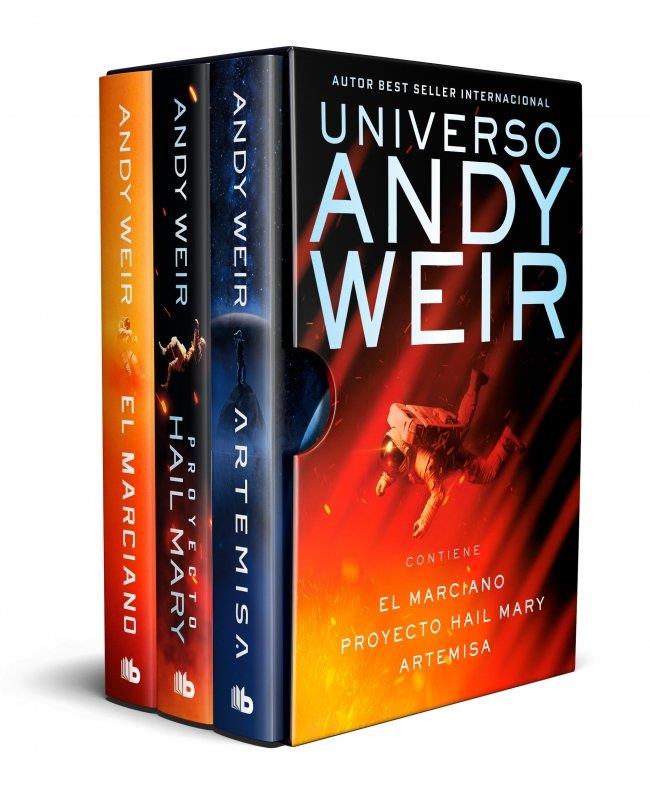 UNIVERSO ANDY WEIR (EDICIÓN ESTUCHE CON: EL MARCIANO | PROYECTO HAIL MARY | ARTE | 9791387652043 | WEIR, ANDY | Llibreria Ombra | Llibreria online de Rubí, Barcelona | Comprar llibres en català i castellà online