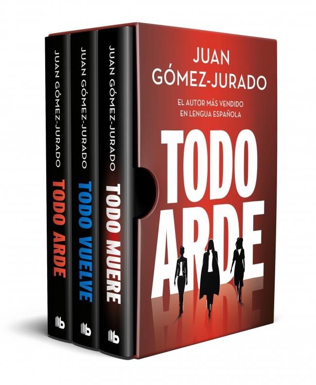 ESTUCHE TODO ARDE (CONTIENE: TODO ARDE | TODO VUELVE | TODO MUERE) | 9791387652241 | JUAN GÓMEZ-JURADO | Llibreria Ombra | Llibreria online de Rubí, Barcelona | Comprar llibres en català i castellà online