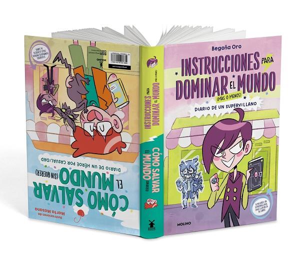 INSTRUCCIONES PARA DOMINAR EL MUNDO (MÁS O MENOS)/CÓMO SALVAR EL MUNDO (SIN QUER | 9788427223837 | ORO, BEGOÑA | Llibreria Ombra | Llibreria online de Rubí, Barcelona | Comprar llibres en català i castellà online
