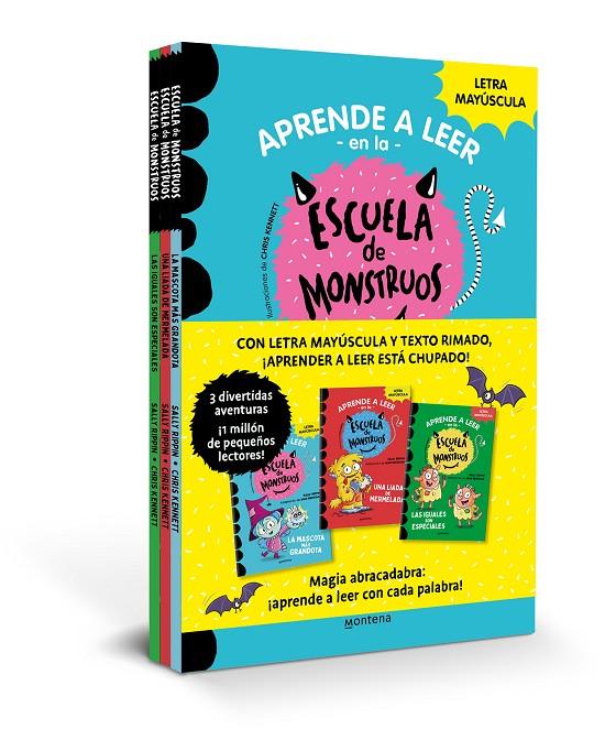 APRENDER A LEER EN LA ESCUELA DE MONSTRUOS - PACK CON LOS LIBROS 1, 2 Y 3 | 9788419169983 | RIPPIN, SALLY | Llibreria Ombra | Llibreria online de Rubí, Barcelona | Comprar llibres en català i castellà online