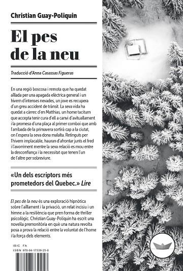 EL PES DE LA NEU | 9788417339258 | GUAY-POLIQUIN, CHRISTIAN | Llibreria Ombra | Llibreria online de Rubí, Barcelona | Comprar llibres en català i castellà online