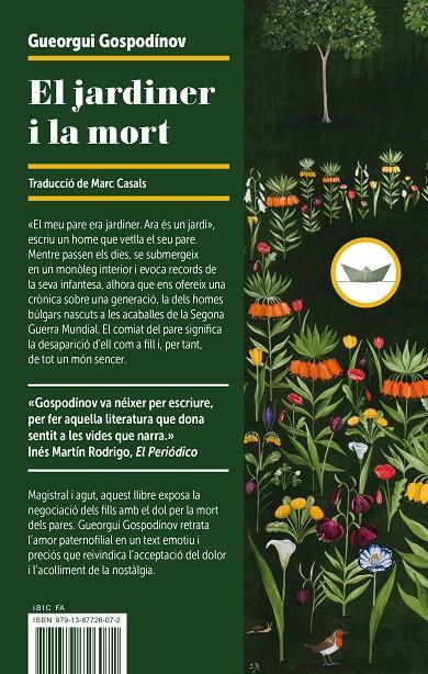 EL JARDINER I LA MORT | 9791387726072 | GOSPODÍNOV, GUEORGUI | Llibreria Ombra | Llibreria online de Rubí, Barcelona | Comprar llibres en català i castellà online