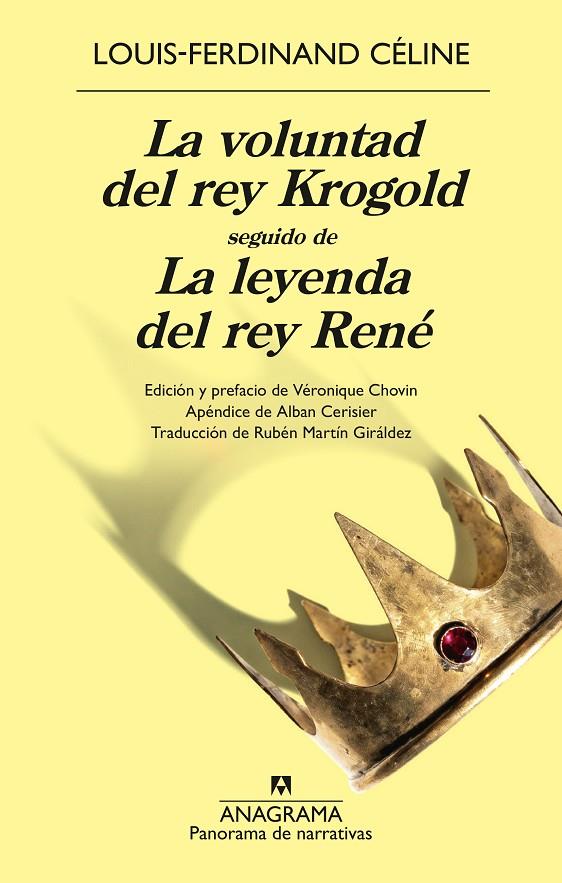 LA VOLUNTAD DEL REY KROGOLD SEGUIDO DE LA LEYENDA DEL REY RENÉ | 9788433950888 | CÉLINE, LOUIS-FERDINAND | Llibreria Ombra | Llibreria online de Rubí, Barcelona | Comprar llibres en català i castellà online
